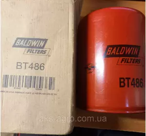 BT486 BALDWIN Фільтр масляний, що накручується. RE46380 LF3567 W1254X P558329 H215W 51824 SO3317