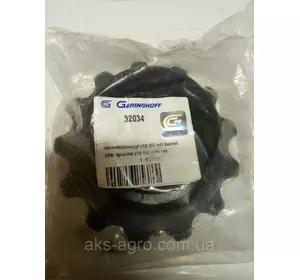 032034, Зірочка пластмасова натяжна нижня Z=13 з кришкою Geringhoff 032034, Зірочка пластмасова натяжна нижня Z=13 з кришкою Geringhoff