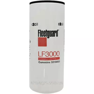 LF3000 Фільтр масляний FLEETGUARD WP12300 51791 LFP3000 BD103 P553000 02/91096551748 90-7101T1 9703112