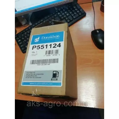 P551124 Комплект фільтрів паливних (гр./т.) (RE525523 33975 BF7929 RE541746 RE556406), JD8430/8530 (Donaldson)