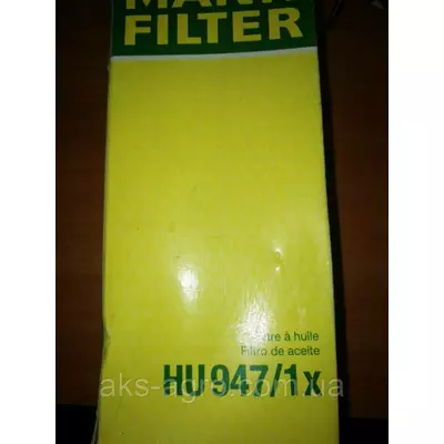 Фільтр масляний MANN HU947/1X MD235 P7015 1335300 P172545 P502210 P550315 P779963 LF3355 LF3573 LF4156