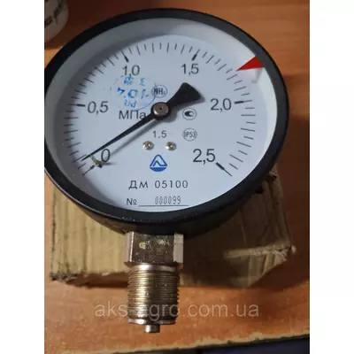 ДМ05100-2,5мПа Манометр для аміаку ДМ05100 NH3